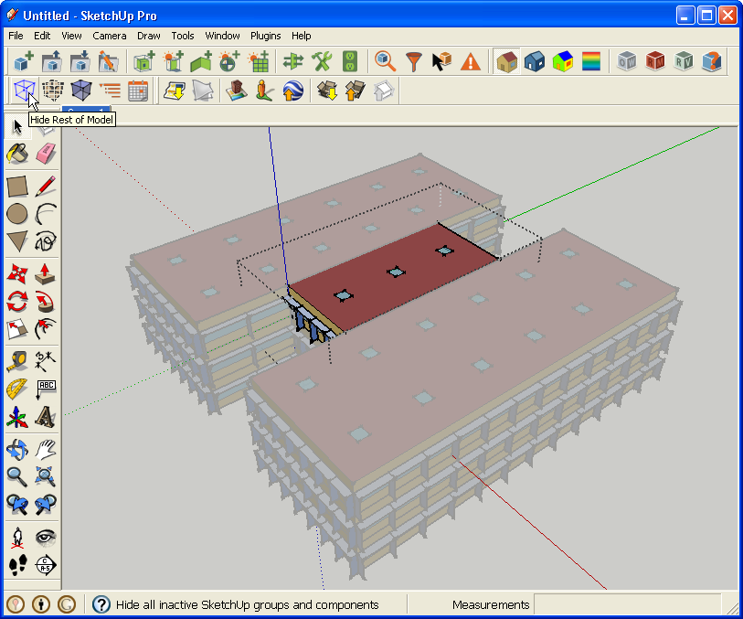 Model with rest of model visible