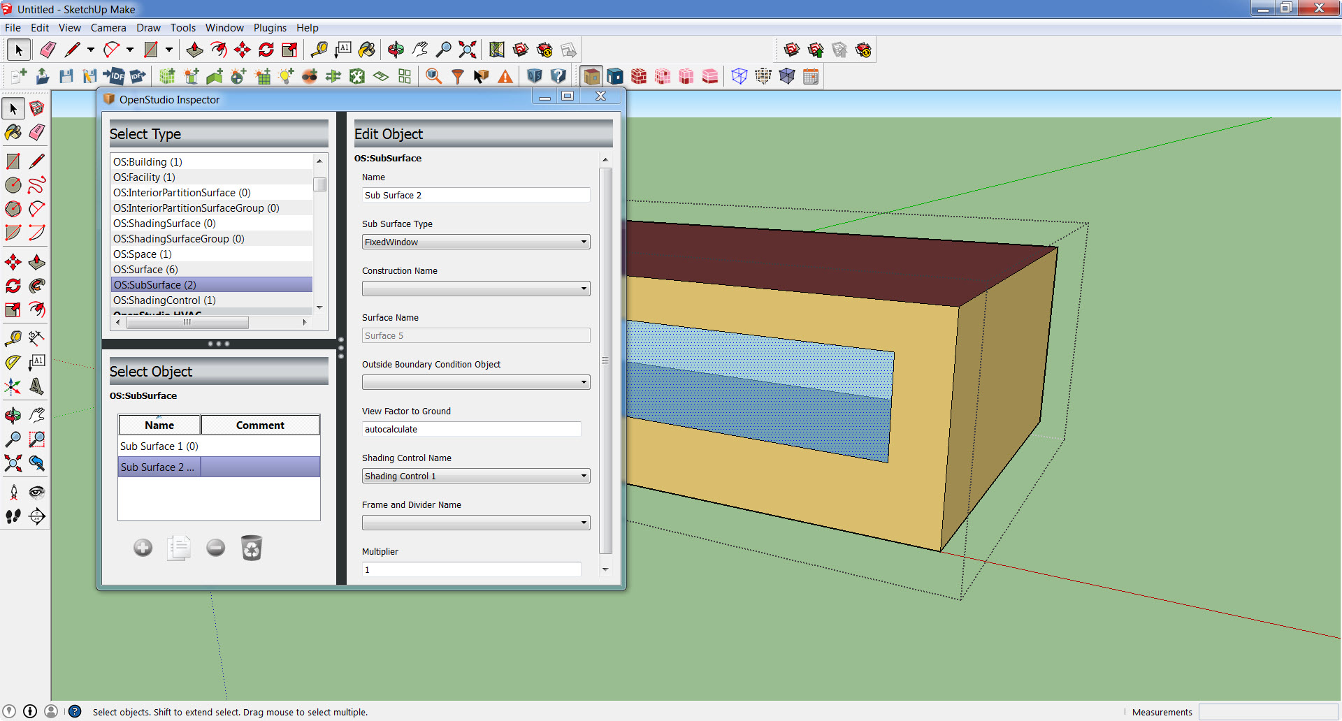 OpenStudio Inspector