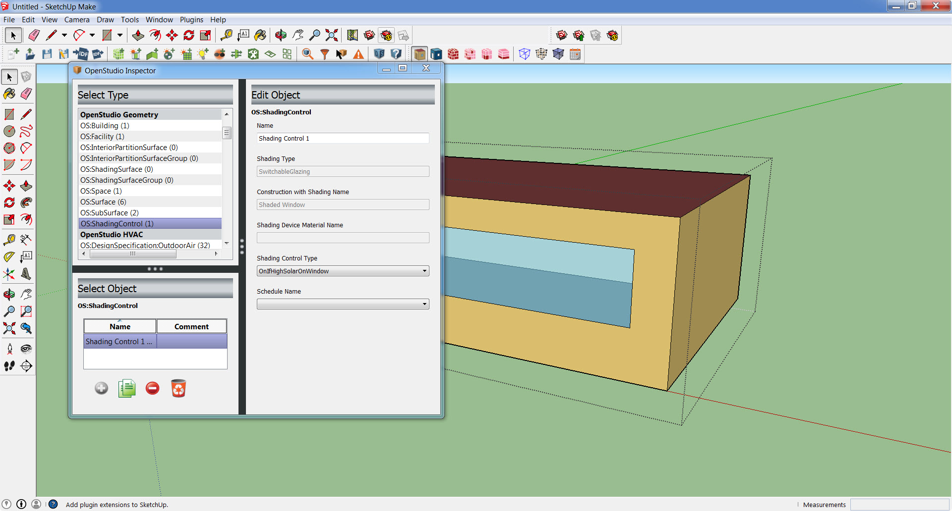 OpenStudio Inspector